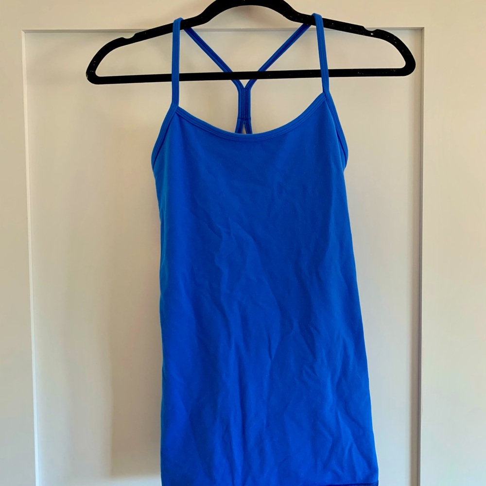 Brilliant blue Lululemon Power Y